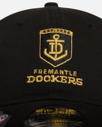New Era Fremantle Dockers 'AFL Black & Gold' 9TWENTY Strapback Black/Gold
