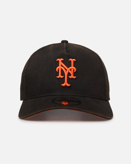 New Era New York Mets 'Sunbleached' 9FORTY A-Frame Snapback Washed Black