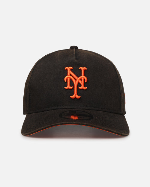 New Era New York Mets 'Sunbleached' 9FORTY A-Frame Snapback Washed Black