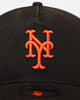 New Era New York Mets 'Sunbleached' 9FORTY A-Frame Snapback Washed Black