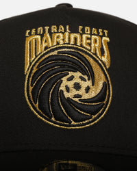 New Era Central Coast Mariners FC 'A-League Exculsive' 9FORTY A-Frame Snapback Black/Gold