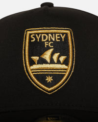 New Era Sydney FC 'A-League Exculsive' 9FORTY A-Frame Snapback Black/Gold
