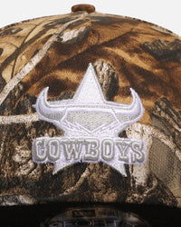 New Era North Queensland Cowboys 'NRL Real Tree' 9FORTY A-Frame Snapback Real Tree Camo