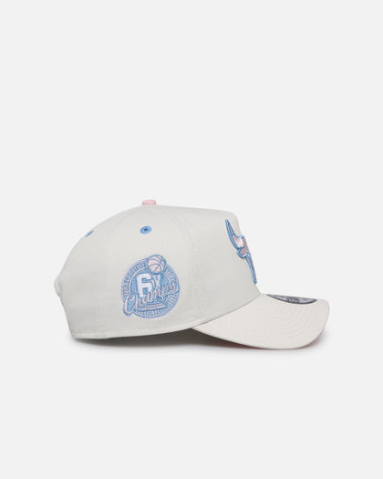 New Era Chicago Bulls 'Easter Pastel' 9FORTY A-Frame Snapback Chrome White