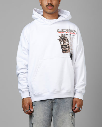 Loiter Summer Motocross Premium Hoodie White