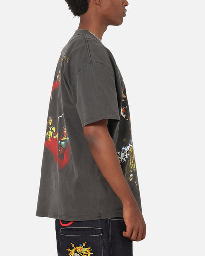 73Studio X Diablo Halloween Heroes Are Born Heavyweight T-Shirt Black Wash