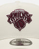 New Era New York Knicks 'Too Clean 2.0' 9FORTY A-Frame Snapback Chrome/Maroon