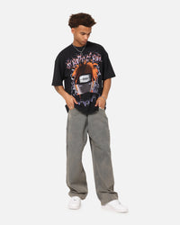 73Studio X Naruto Shippuden Paths Of Pain Vintage T-Shirt Black Acidwash
