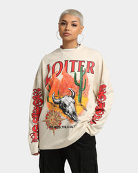 Loiter Rodeo Long Sleeve T-Shirt Sand