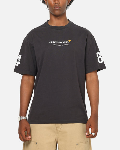 Mitchell & Ness X Mclaren Piastri And Norris Team Mates T-Shirt Washed Black