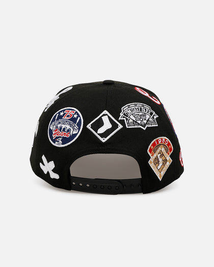 New Era Chicago White Sox 'All Over Embroidery' 9FORTY A-Frame Snapback Black