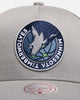 Mitchell & Ness Minnesota Timberwolves 'Upside Down Logo' Pro Pinch Snapback Grey