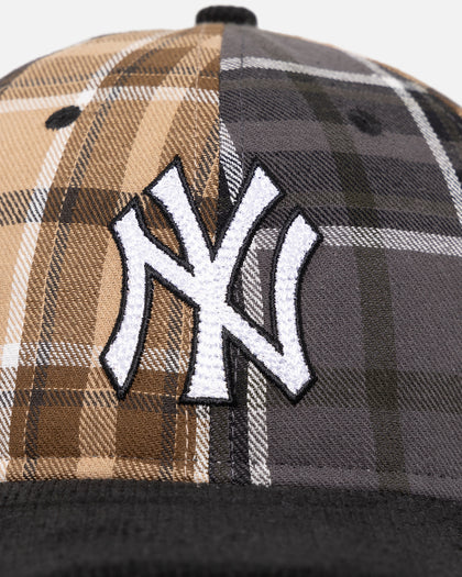 New Era New York Yankees 'Multi Panel Plaid' 9FIFTY High Crown Strapback Plaid
