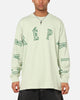 Carre Global Oversized Long Sleeve T-Shirt Sage
