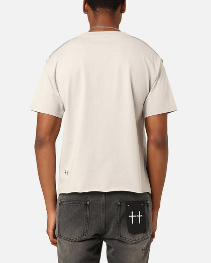 Saint Morta Lafayette Cropped T-Shirt Grey