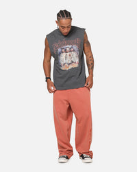 Saint Morta Birds Of Prey Muscle T-Shirt Washed Charcoal