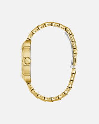 Guess Mainline Nile Textured Bracelet Watch Gold