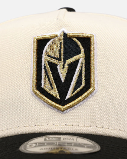 New Era Vegas Golden Knights 'Team Color Visor' 9FORTY A-Frame Snapback Chrome/Official Team Color