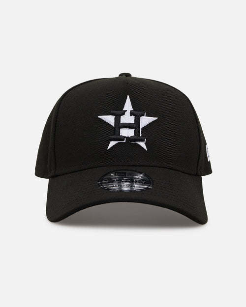 New Era Houston Astros 'Easy Black and White' 9FORTY A-Frame Snapback Black/White