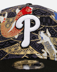 New Era Philadelphia Phillies 'Koi' 9FORTY A-Frame Snapback Black/Multi-Colored