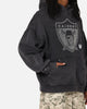 Mitchell & Ness Las Vegas Raiders Distressed Rhinestone Logo Hoodie Faded Black