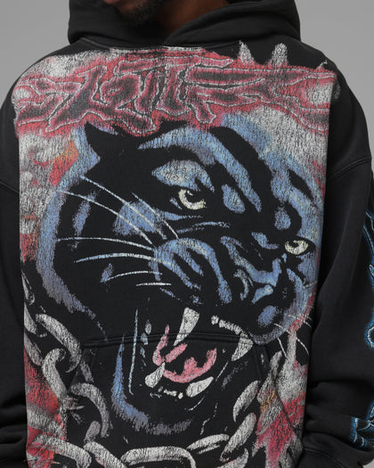 Loiter Panther Airbrush Hoodie Black