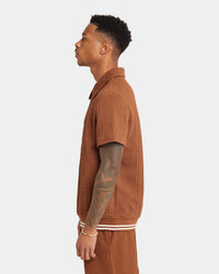 XXIII Danny Knit Polo Shirt Brown
