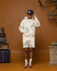 Carre Fragment Paisley Hoodie Off White