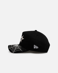 New Era Houston Astros 'Spider Web Visor' 9FORTY A-Frame Snapback Black