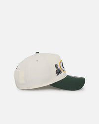 New Era Green Bay Packers 'Super Bowl Logos' 9FORTY A-Frame Snapback Chrome