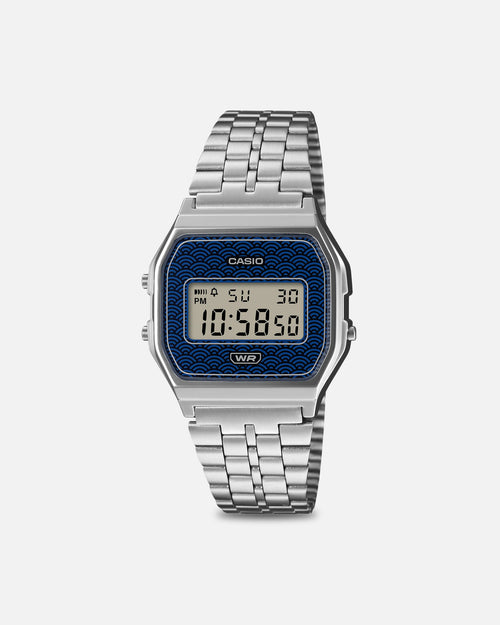 Casio A159WEVJ-2D Watch Silver/Blue