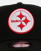 New Era Pittsburgh Steelers 'Black And Pink' 9FORTY A-Frame Snapback Black/Pink