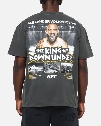 UFC By Culture Kings Alexander Volkanovski Sydney King Down Under Heavy T-Shirt Black Wash
