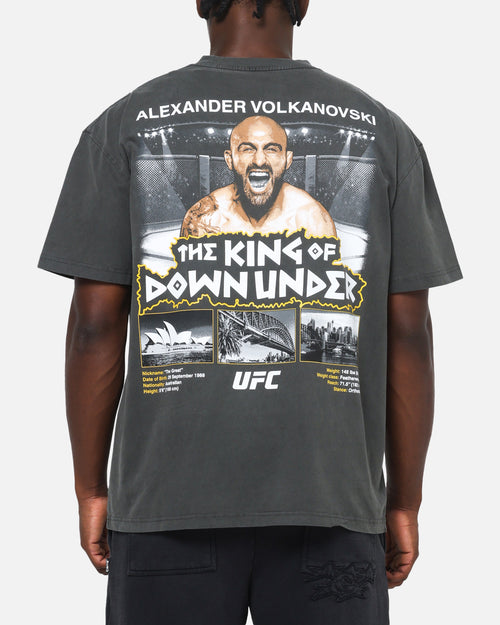 UFC By Culture Kings Alexander Volkanovski Sydney King Down Under Heavy T-Shirt Black Wash