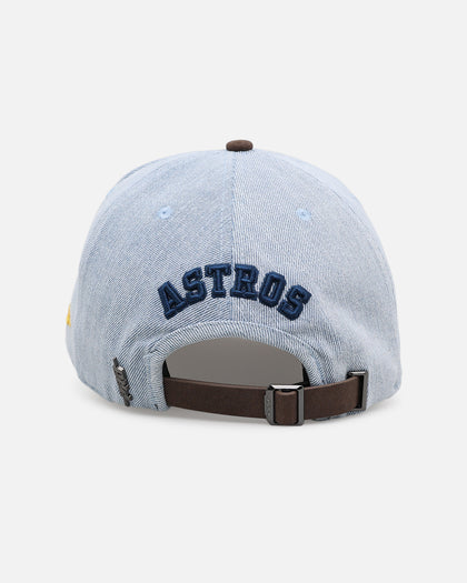 Pro Standard Houston Astros 'Denim Suede' Pro Pinch Strapback Denim