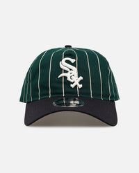 New Era Chicago White Sox 'Pinstripe' 9FORTY A-Frame Snapback Dark Green
