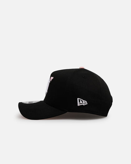 New Era Detroit Tigers 'Pink Satin Hearts 2.0' 9FORTY A-Frame Snapback Black/Pink