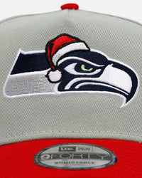 New Era Seattle Seahawks 'All I Want For Christmas' 9FORTY A-Frame Snapback Green/Red