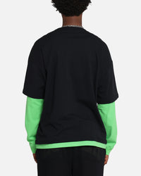 Avril Lavigne Avril Layered Long Sleeve T-Shirt Black Wash