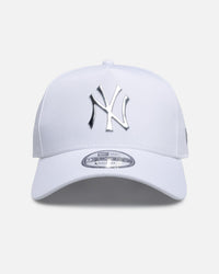 New Era New York Yankees 'White Silver' 9FORTY A-Frame Snapback White/Silver