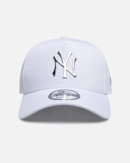 New Era New York Yankees 'White Silver' 9FORTY A-Frame Snapback White/Silver