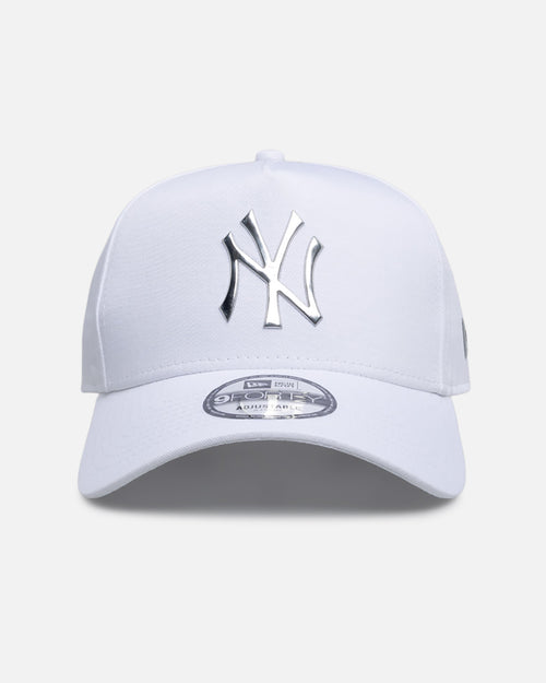 New Era New York Yankees 'White Silver' 9FORTY A-Frame Snapback White/Silver