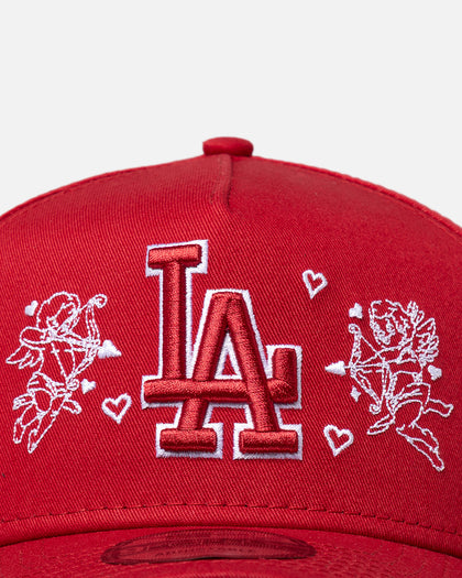 New Era Los Angeles Dodgers 'Valentines Day' 9FORTY A-Frame Snapback Dark Red