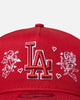 New Era Los Angeles Dodgers 'Valentines Day' 9FORTY A-Frame Snapback Dark Red