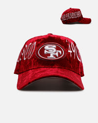 New Era San Francisco 49ers 'Crushed Velvet Dreams' 9FORTY A-Frame Snapback Maroon