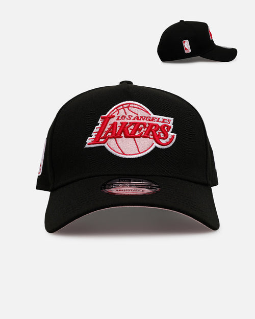 New Era Los Angeles Lakers 'Black And Pink' 9FORTY A-Frame Snapback Black/Pink
