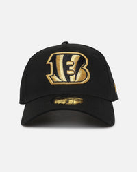 New Era Cincinnati Bengals 'NFL Black & Gold Embroidery' 9FORTY A-Frame Snapback Black/Gold