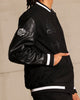 Saint Morta Graveyard Varsity Jacket Black/White