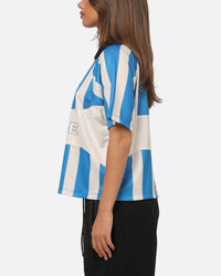Nike Women's Sportswear Street Oversized Striped Jersey Blue/White