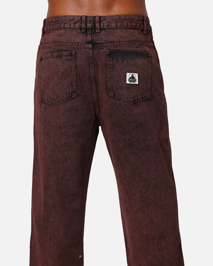 X-Large Bull Denim 91 Pant Burgundy